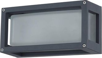 Lucande Lucande L&aacute;mpara De Pared Exterior aurelien En Negro Aluminio