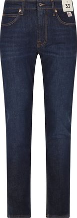 Roy Rogers Dark Blue Wash51 Straight-Leg Cotton Jeans
