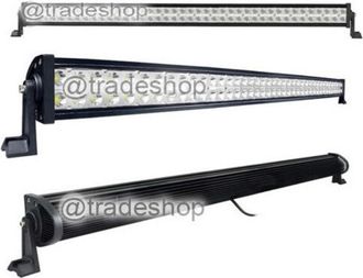 Trade Shop Trade Shop Traesio - Trade Shop - Faro Luce Led Barra D 72 120 240w Inclinabili Supporti 12v Suv Auto Paraurti - -120 Vatios