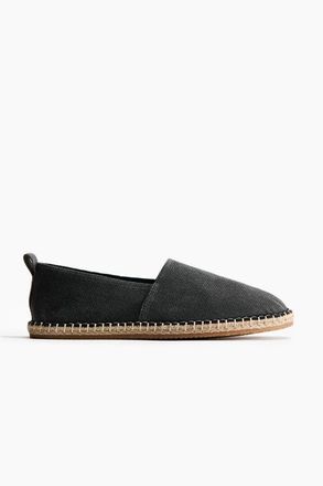 H&M Canvas Espadrilles in Black at Nordstrom, Size 11.5