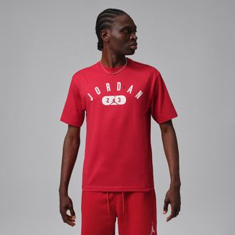 Nike Jordan Mens Jordan T-Shirt in Red | IF3071-687