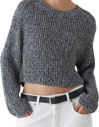 Closed Womens Pure Organic Cotton Crew Neck Top In Black