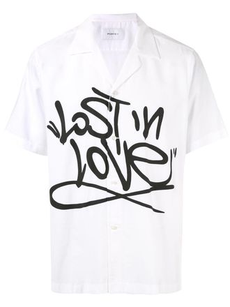 Ports V Camicia Lost in Love con stampa - Bianco