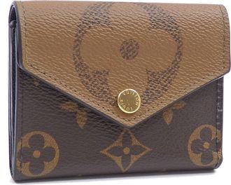 Louis Vuitton Brown Monogram Monogram Reverse Wallet (Tri-Fold) (Pre-Owned)