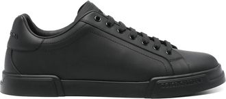 Dolce & Gabbana Platte schoenen - Heren - Sneakers - Zwart - 47 EU - Schoenen