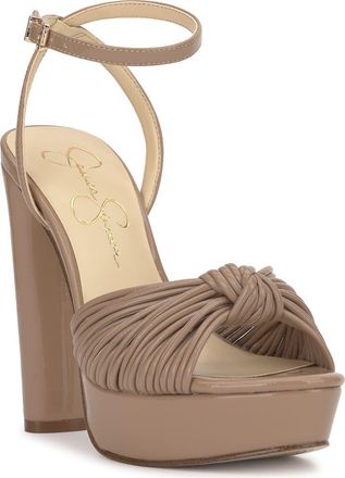 Jessica Simpson Immie Platform Sandal in Chai Latte at Nordstrom, Size 6.5