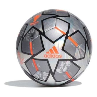 adidas Finale 21 20th Anniversary UCL Hologram Training Ball Silver Orange GK3498