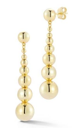 Glaze Jewelry Graduated Ball Drop Earrings in Gold at Nordstrom Rack