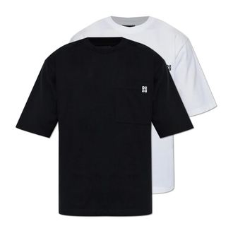 Dsquared2 T-Shirts, male, Black, Size: XL Inside Out Twin Pack T-Shirts