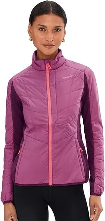 Spyder Glissade Hybrid Jacket Womens Coat Acai : XL, Elastane/Polyester