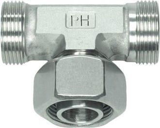 OEM Raccordo A T Regolabile 35l Inox Ph Hydraulik Etsd35lss