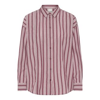 Ichi Ichi - Shirt - Dames - Blouses & Shirts - Paars - Maat: M
