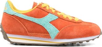 Diadora Rally suède sneakers met vlakken - Oranje