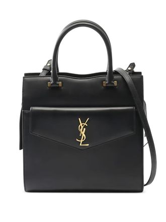 Saint Laurent 2010 Uptown leather tote bag - Black