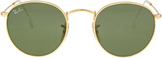 Ray-Ban Ray Ban Round Metal Green Classic G-15 Round Unisex Sunglasses RB3447 001 47