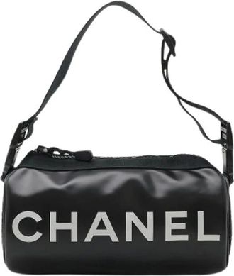 Chanel Pre-owned Sport Line Borsa a Spalla in Nylon - - Pre-owned - Donna - Nero - ONE SIZE