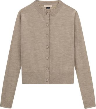 Guess Priscilla Cardigan - Dames - Vesten - Beige - S - Wol - Truien & Vesten