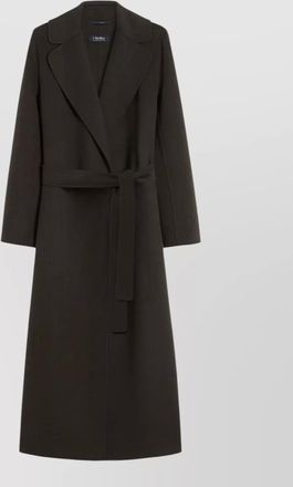 Max Mara poldo straight wool coat wide collar