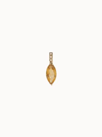 Loren Stewart Gem Earring Jacket In Citrine