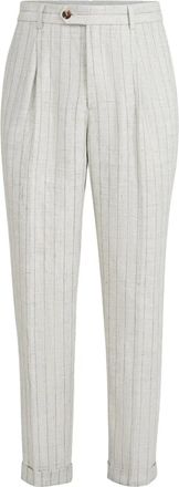 Brunello Cucinelli Pantaloni a righe - Grigio