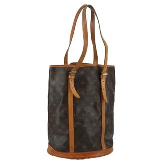 Louis Vuitton Tweedehands Canvas Louis Vuitton tassen - Dames - Pre-owned - Bruin - Maat: ONE Size Leer