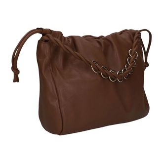 Unisa Zbambo Schoudertas - Dames - Tassen - Bruin - Maat: ONE Size