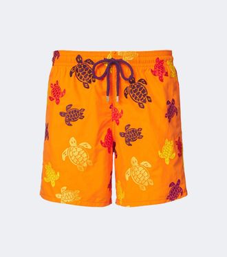 Vilebrequin Mistral embroidered swim trunks