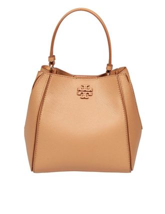 Tory Burch Hammered Leather Bucket Bag