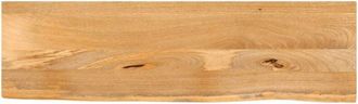vidaXL vidaXL Piano Tavolo Bordi Vivi 120x30x2,5cm in Legno Massello di Mango