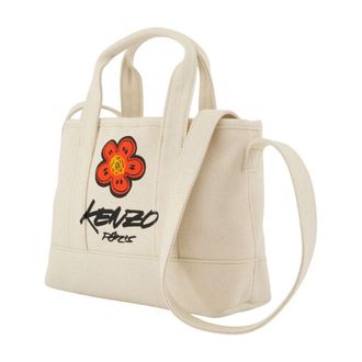 Kenzo Unisex Tote Small Cotton White Totes-shopping-bags