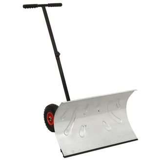 vidaXL Pala De Nieve Manual Con Ruedas Vidaxl