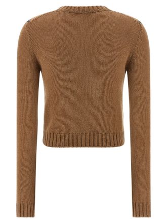 Prada Womens Brown Cashmere Cardigan Clothing