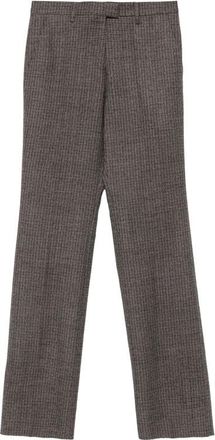 Etro Check Straight-leg Trousers