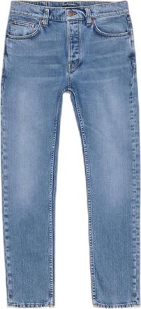 Nudie Jeans whiskering-effect jeans - Blue