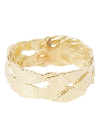 Mélanie Pigeaud Jewelry Caesar Ring, vergoldet