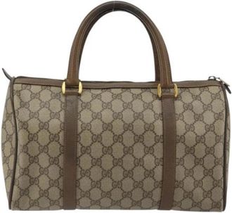 Gucci Pre-owned Vintage Handbag - unisex - Vintage Handtas - Bruin - ONE Size - Leer - Vintage