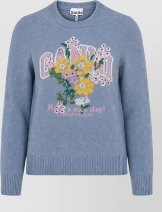Ganni wool sweatshirt