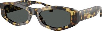 Versace VE4487 777/87 Brown Yellow Havana/Dark Grey