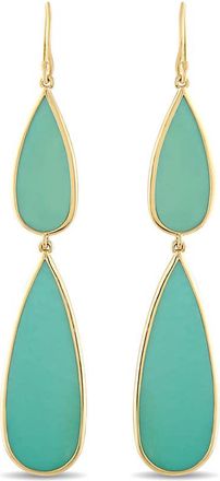 Ippolita Pre-Owned Ippolita 18K Yellow Gold Turquoise Earrings IP37 051426