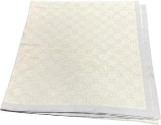 Gucci Pre-owned Stole - Dames - Vintage Accessoires - Beige - ONE Size - Wol - Vintage