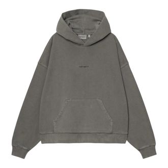 Carhartt Work in Progress Hoodies & sweatvesten, Dames, Grijs, XS, Katoen, Hooded Benton Sweatshirt