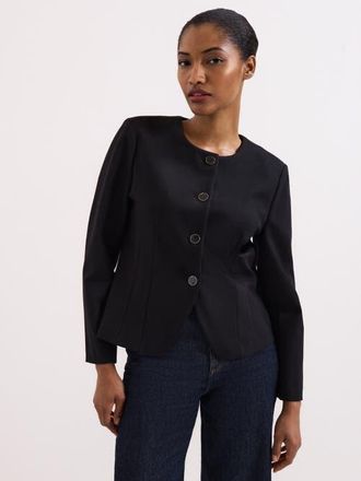 Phase Eight Danni Ponte Jacket in Black at Nordstrom, Size 10
