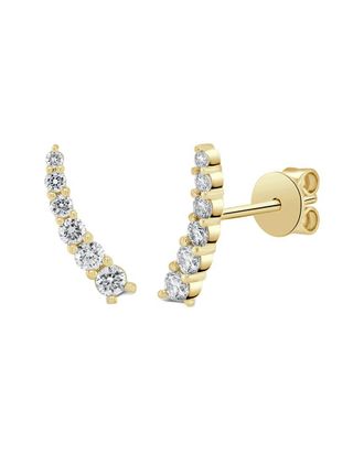Sabrina Designs 14K 0.28 Ct. Tw. Diamond Climber Earrings
