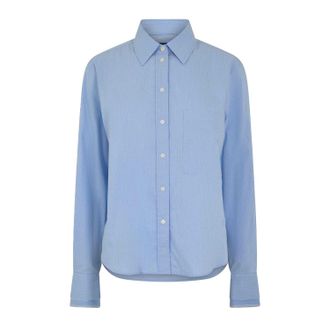 HUGO BOSS Dames/Dames Brielle 1 Maandag Shirt Met Lange Mouwen (Helder Blauw)