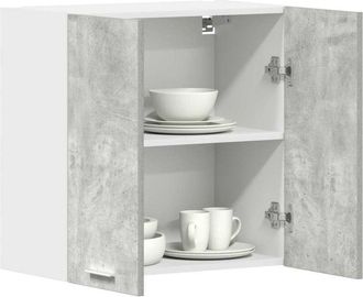 vidaXL Pensile da Cucina Grigio Cemento 60x31x60 cm Legno Multistrato - Vidaxl