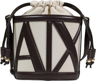 A|X Armani Exchange Bucket Bags, female, Brown, Size: ONE SIZE Shoulder Bag