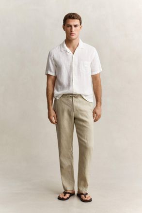 GANT Men Linen Pants (XXXL) OAT BEIGE