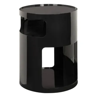 Atmosphera Tavolino Ashdal Nero 32,5x32,5 Cm - Atmosphera Cr&eacute;ateur DInt&eacute;rieur