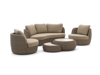Intenso Furniture Intenso Santa Ninfa stoel-bank loungeset 5-delig