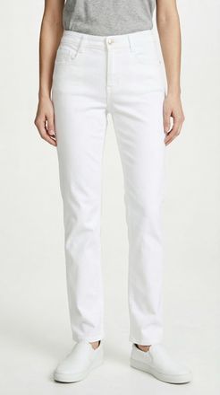 MAC Broeken Bequeme Jeans MAC Stella, Damen, Gr. 34, L&auml;nge 30, weiss (wei&szlig; denim), Denim/Jeans, Obermaterial: 91% Baumwolle, 7% Elastomultiester, 2% Elasthan, com